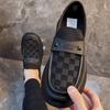 Модная британская мужская повседневная обувь для ленивых, деловые слипоны, туфли-бобы, мужская плоская обувь на платформе, мужская кожаная обувь для платья, летние осенние лоферы