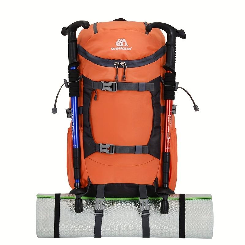 Мужской походный рюкзак с фиксированным ремнем для треккинговых палок, вместительная дорожная сумка для альпинизма и пешего туризма, многофункциональный рюкзак