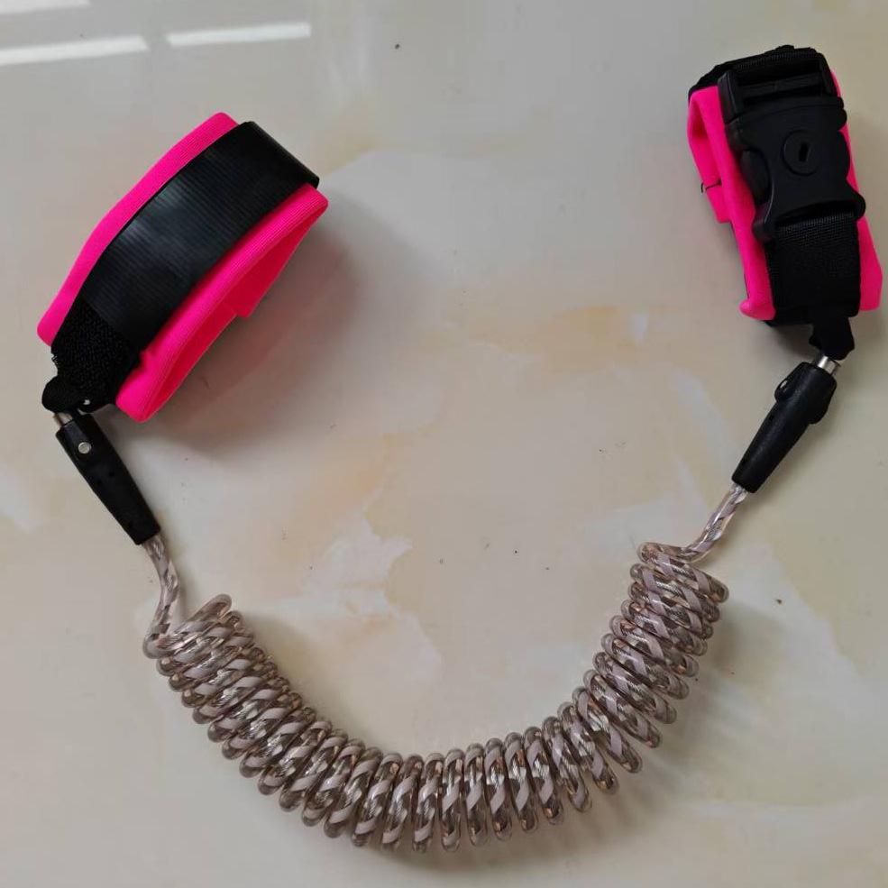 Детский поводок-антипотеря с замком - Вращающийся ключ, Детский браслет, Инструмент для безопасной ходьбы, Веревка от потери