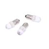 5Pcs Led E10 Dc3V 5V 6V 12V 24V Screw Bulb Warning Signal Bulb E10 Instrumentation Bulb Indicator White Auto Interior Light