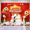 Football Themed Birthday Party Backdrop Red Stadium Grassland Suitable For Birthday And Football Enthusiasts Gatherings 400