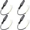 Kinstecks 4PCS Motorcycle Indicators Flowing Turning Indicators Turn Signal Lights 12V for Motorcycle Motorbike Scooter Quad Cruiser Harley Kawasaki