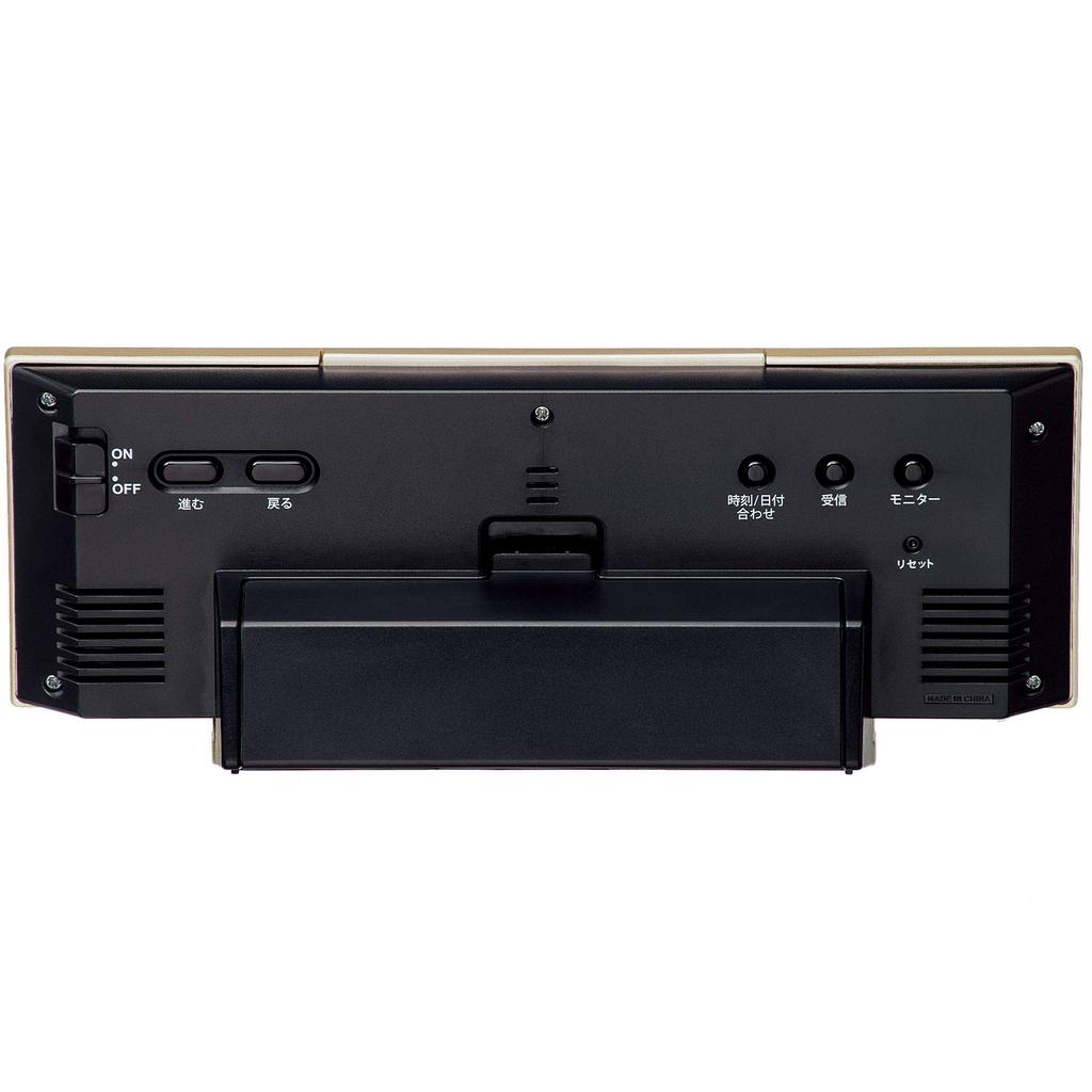 Seiko Clock Alarm Clock Table Clock Natural Table Clock Always On Light Golden Wood Grain X X SQ788B 03 Pearl/Partial 8.3 20.6 5.0cm