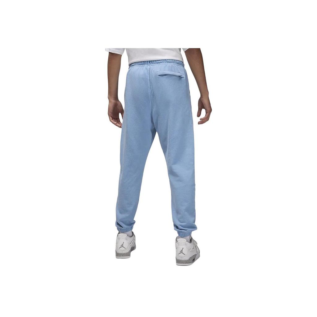 Jordan Мужские джоггеры Essentials Solid Color Drawstring Knit Casual Cuffed Joggers Blue Gray FB7299-436