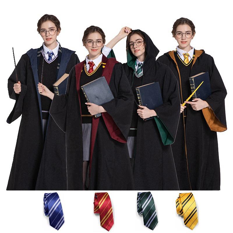 Новый костюм волшебного волшебника, халат для косплея, костюм для выступлений, школьная форма, накидка, плащ для женщин, взрослых, детей, Хэллоуин, Рождественский карнавал, вечеринка