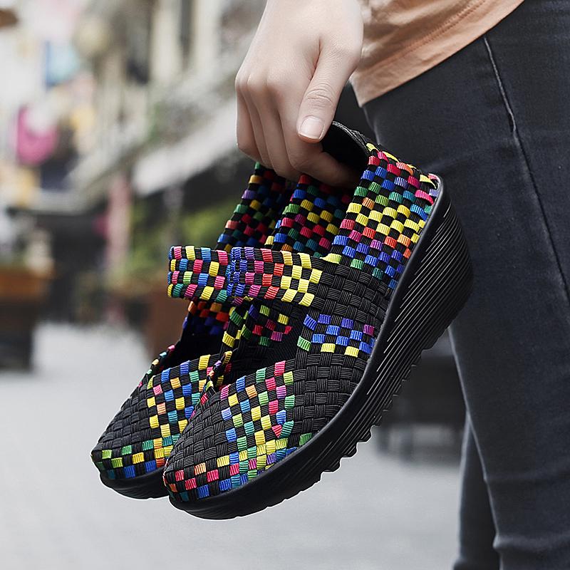 New Fashion Thick Bottom Large Size Women's Shoes 35-42