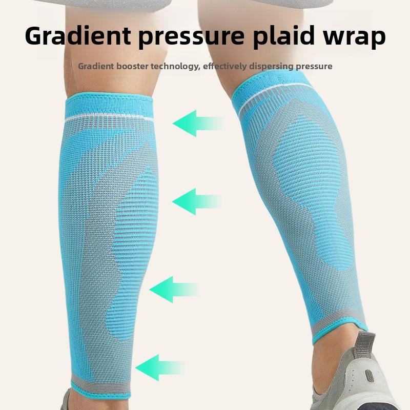 Спортивные футбольные леггинсы Нескользящие вязаные компрессионные гетры Защита голени для баскетбола Альпинизм Велоспорт Защитное снаряжение Партия