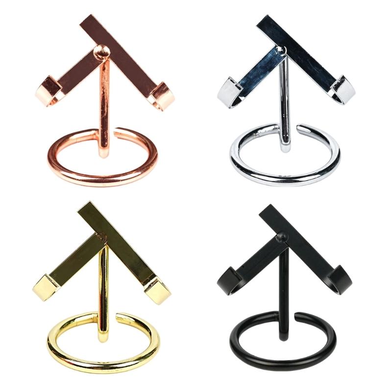 Multipurpose Metal Easels for Mineral Collections Specimen Holder Rusts Resistant Decorative Rock Displays Stand