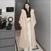 Imitation Mink Fleece Fur Coat Autumn and Winter Women's Medium and Long Over the Knee Loose Large Size Hooded Jacket