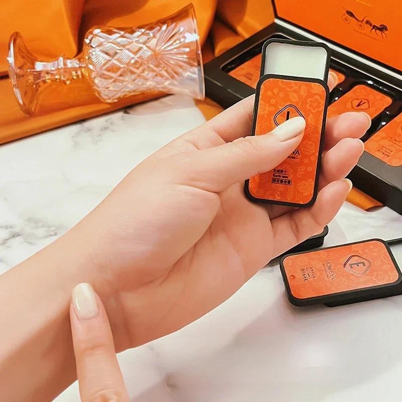 4 шт./набор портативных ароматизаторов стойкие духи крем твердый бальзам набор нейтральные духи свежие освежающие для мужчин и женщин