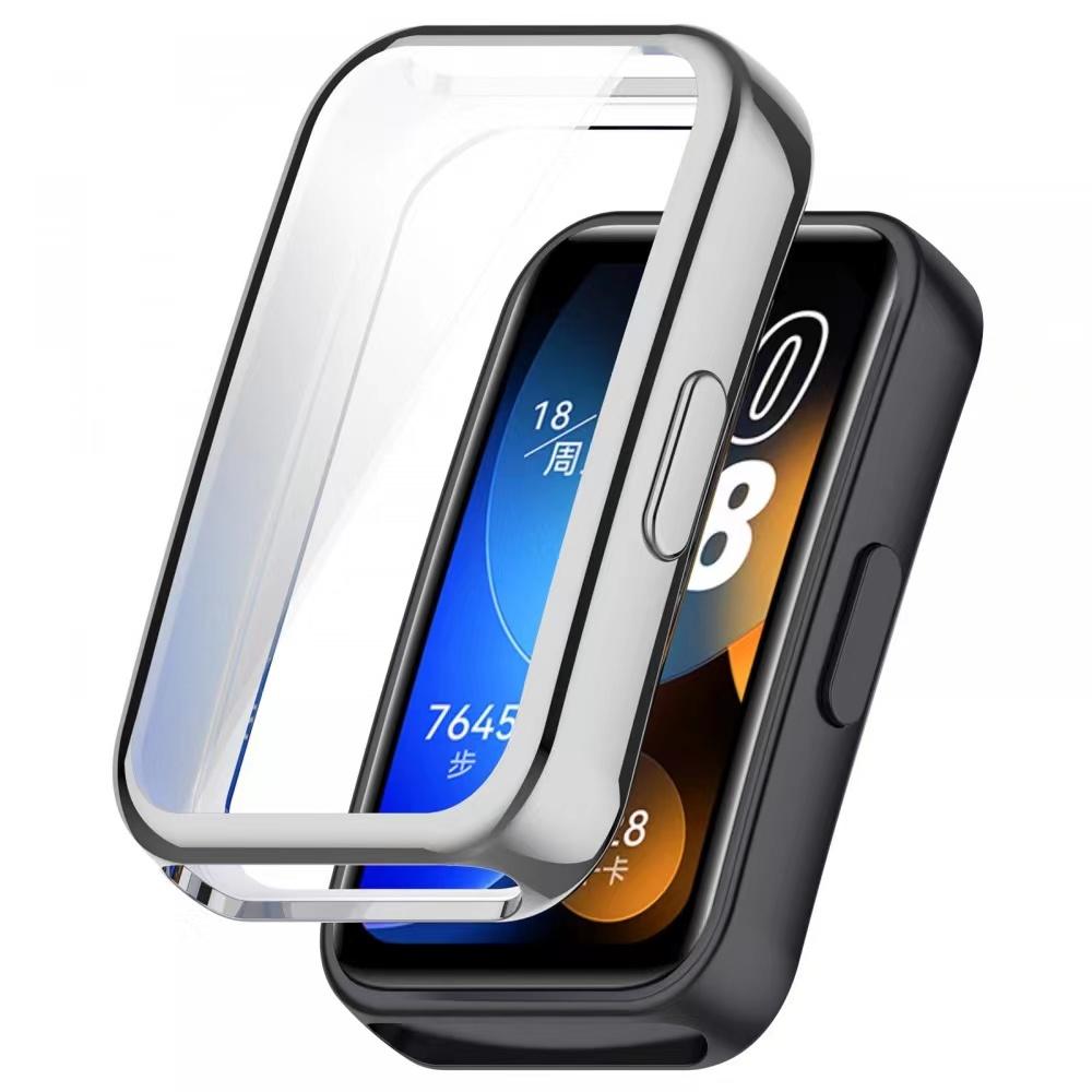 Мягкий ТПУ Чехол-бампер с Защитой экрана для Huawei Band 10 9 8 Корпус Защитная крышка Full HD Аксессуары для Huawei Band 9/10