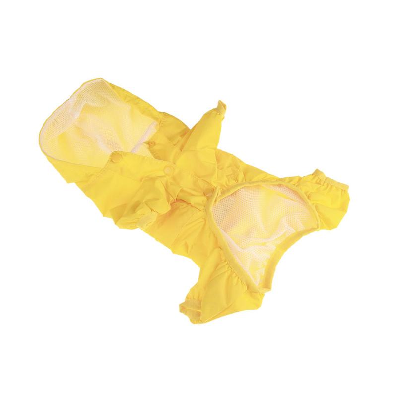 Светоотражающий водонепроницаемый комбинезон для домашних животных, 1 шт., толстовка с завязками на спине, плащ для собак, товары для домашних животных