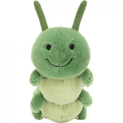 Jellycat Серия насекомых Гусеница Карис милая кукла плюшевая кукла высота сидя 12,7 см