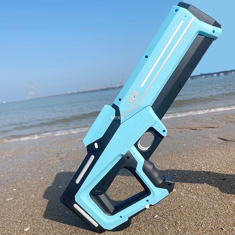 Автоматический Водяной Пистолет Высокого Давления Электрический Игрушки Для Детей Лето Открытый Бассейн Игры с Водой Детские Водные Игрушки Подарок