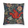 William Morris Vintage Floral Cushion Cover 40x40cm Velvet Modern Pillow Cases for Sofa Pillow Covers Decorative