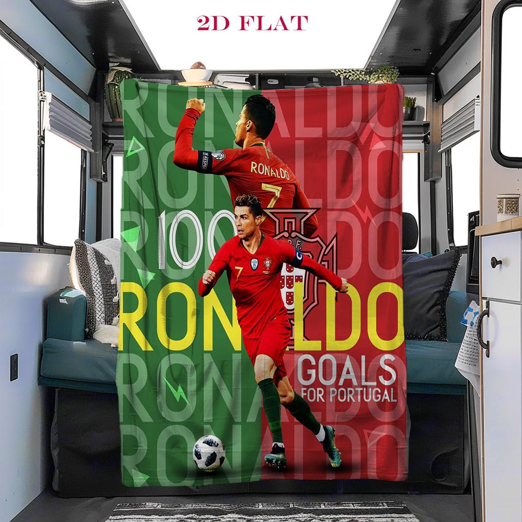 Ronaldo's Legacy blanket Home Decor blanket Digital printing Christmas gifts Nap Blanket