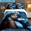 Dragon Queen's Majesty 3PCS Bedding set,Ideal for 1pc Duvet Cover And 2pcs Pillowcases Perfect for Fan gift,Ideal for Bedroom, Dormitory
