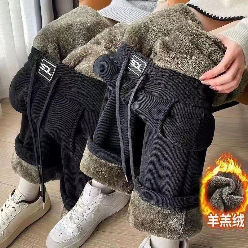 Повседневные брюки свободного кроя с толстой подкладкой - Морозостойкие до -30°C