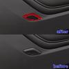 For Chevrolet Camaro 2016-UP Real Carbon Fiber Car Interior Trim Red Black Accessories Sticker