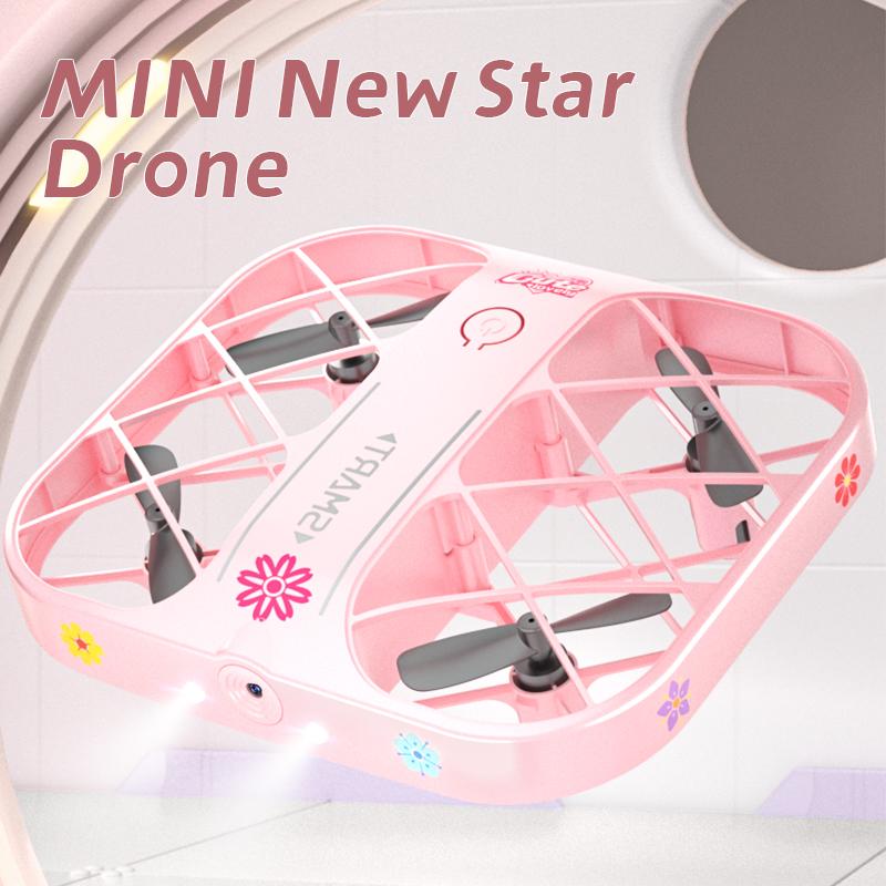 Mini Drone With 4k Professional Camera Air Hover 360° Roll Wide-Angle Camera Portable Long Life Remote Control Helicopter Toy