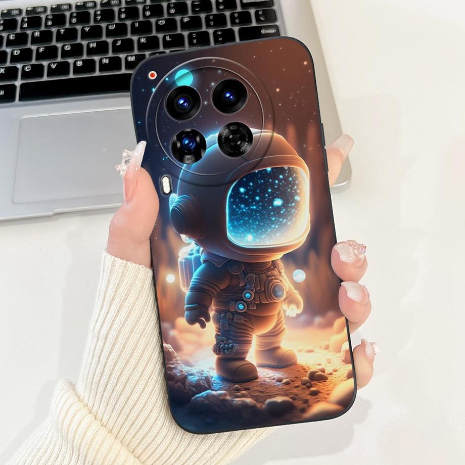 Case For Tecno Camon 30 Premier Camon30 4G 5G Cover Silicone Soft Sofu Touch Phone Bumper Dragon Cat Space Man Painting Fundas
