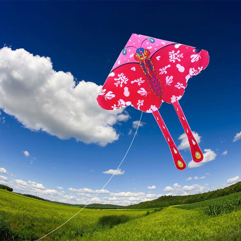High Definition 1.45m Butterfly Kite For Kids In New Cartoon Style