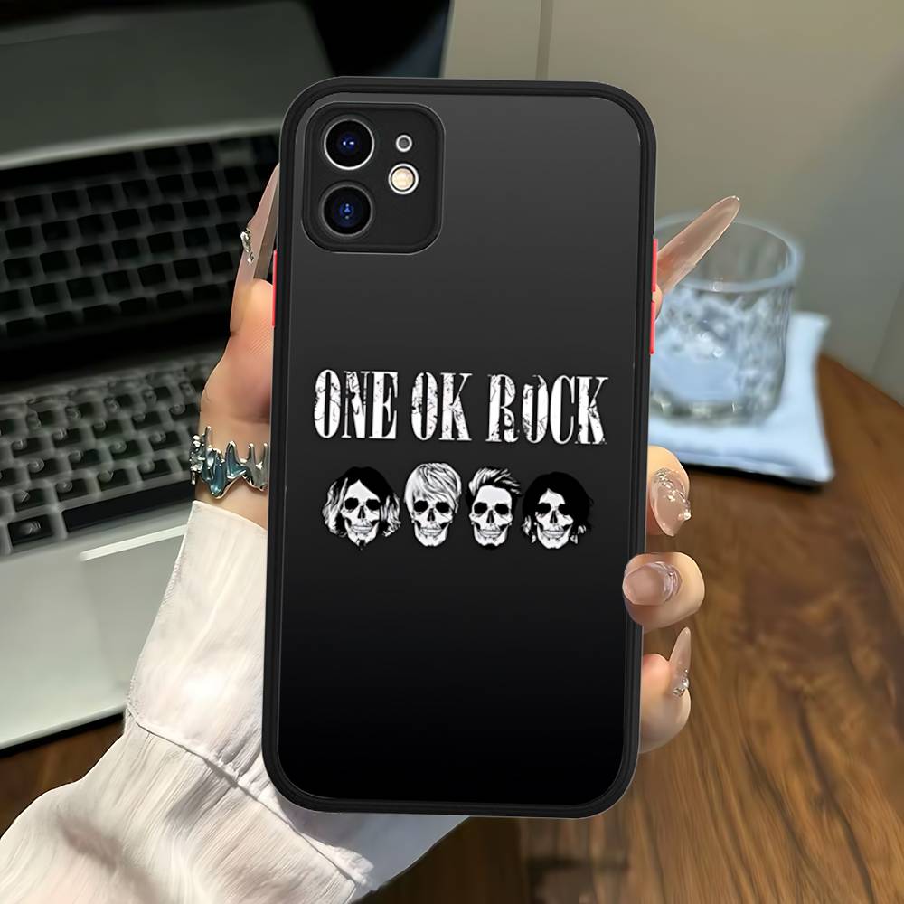 Japanese Rock O-ONE OK ROCK Band Matte Protective Case For IPhone 16 15 14 13 12 11 Pro Max X XS MAX Protection Case