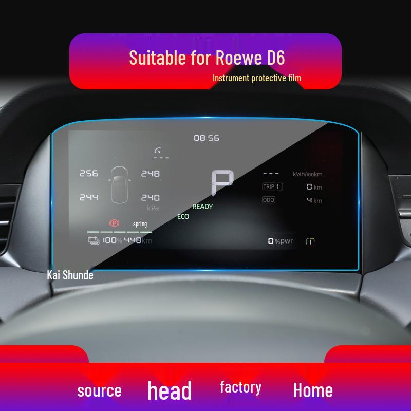 Roewe D5X-DMH/D6/M7 Navigation & Central Control Display Tempered Protective Film for 25 Models