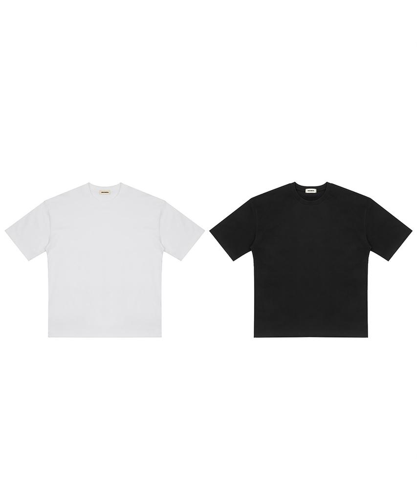 CREEDMENS High-Density Plain Oversized Short Sleeve Tee (White)