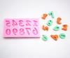 Silicone Arabic Numerals Baking Mold Sugar Fondant Clay Hand Soap Mould Cake Decorating Mold