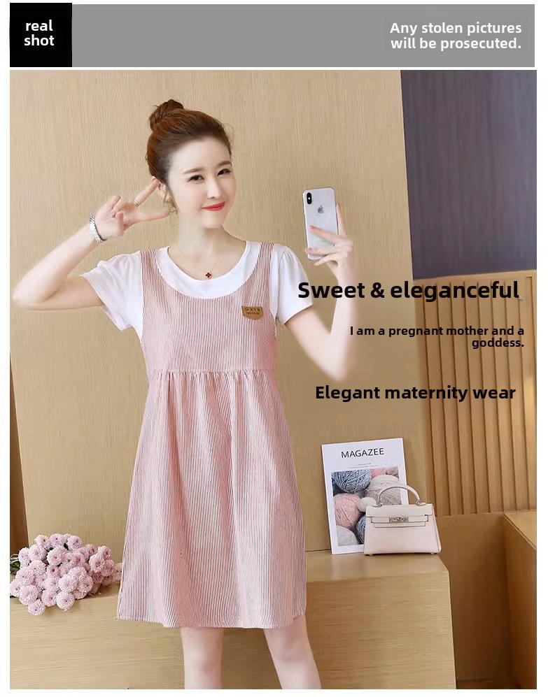 Модная одежда для беременных весна/лето: Свободные и облегающие топы, верхняя одежда и платья