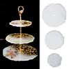 3PCS Round Shape Silicone Resin Mold Tear Resistant DIY Handcraft Mold Home Decoration