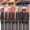 16 Color Gold Blue Eyeshadow Pencil Pearlescent Matte Eyeshadow Stick Waterproof Long Lasting Color Glitter Face Highlight