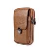 Мужская кожаная поясная сумка Xiaoduoli для мобильных телефонов (5,5-6,5 дюймов) - Настоящая воловья кожа в ретро-дизайне с креплением на ремень