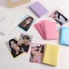 New Macaron 3-Inch Silk Two-Layer Frosted Card Sleeve Album - Small PP Protective Film