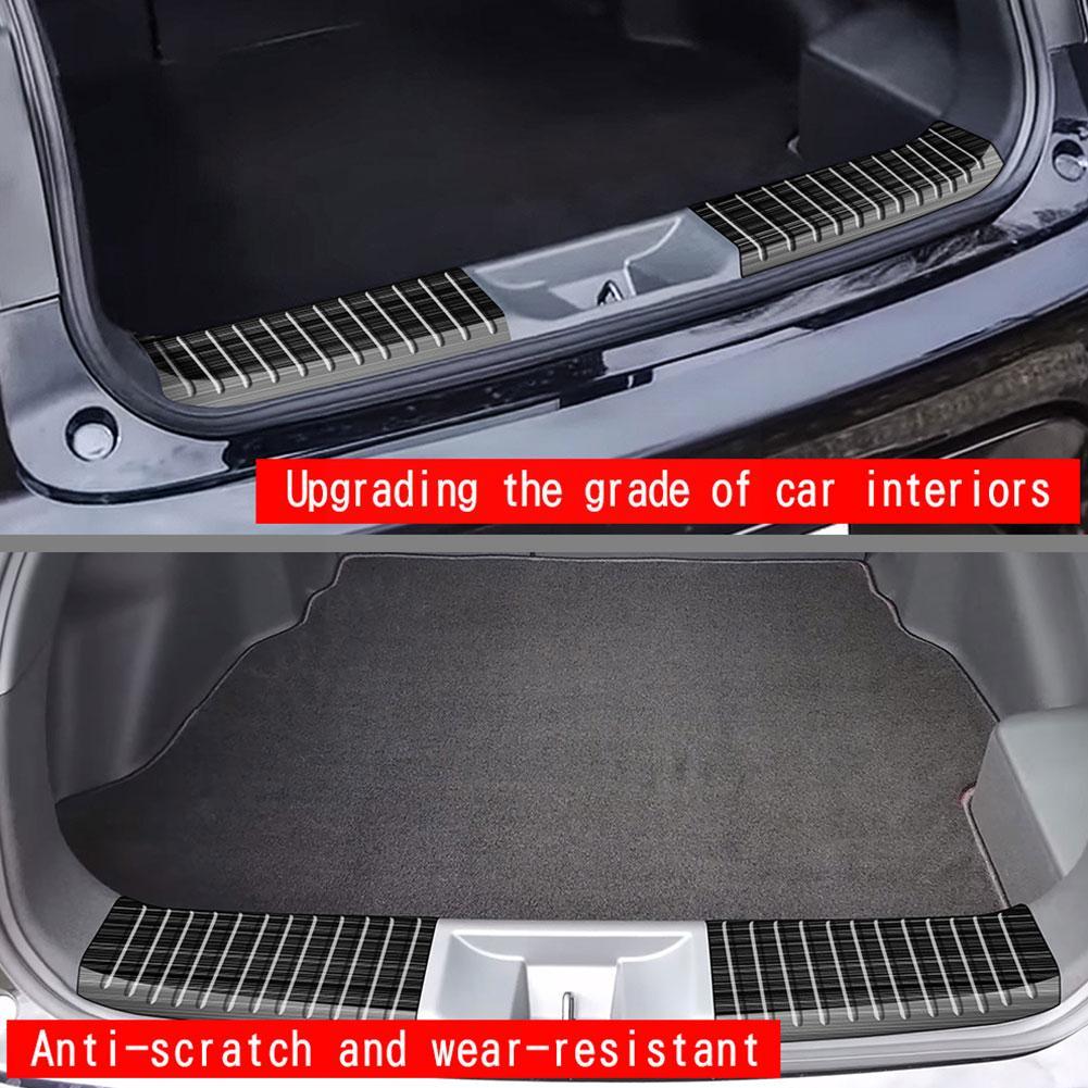 Car Rear Bumper Foot Plate Trunk Door Sill Guard Pedals Cover Protector Car Accessories For Toyota Prius 60 Series 2024 202 X4A6