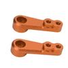 1 Pair RC 25T Metal Servo Arm Aluminium Alloy Servo Steering Arm for 1 8 1 10 Remote Control Car Orange