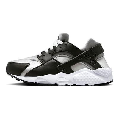 Детские кроссовки Huarache Run GS Black Neutral Grey Medium-Grey White 654275-044