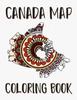 Книга Canada Map Coloring Book : Canadian Map Couloring Book with Motifs  Canada Maps Coloring Pages