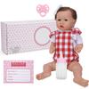 20.8 дюймов Кукла-реборн, имитация новорожденных, девочка, подарок для младенца с соской для кормления