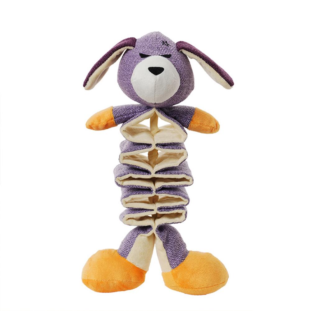 Multi-functional Rubber Dogs  Toy Interactive Companion Training Molar Chewing Resistant Doll Teeth Molar Stress Relief Props