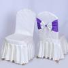 Hotel Professional Nailed Wooden Chair Chair Cover Geometric Pattern Hotel Conference Chair Cover Hotel Household Nailed Universal