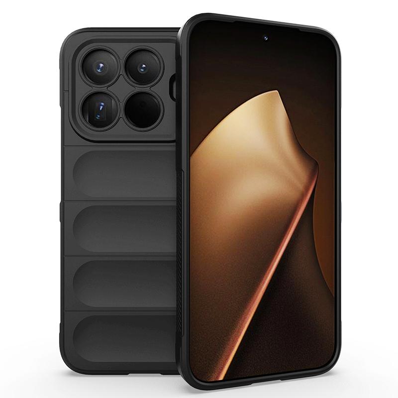 KEYSION Противоударный матовый чехол для телефона повышенной прочности для Xiaomi 15T Pro 5G, нескользящая мягкая силиконовая задняя крышка для телефона для Xiaomi 15T 5G