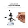 Mini Induction Flying Robot 2CH Gyro Helicopter Drone Kids Christmas Gift Toy