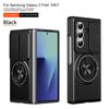 Чехол для телефона Samsung Galaxy Z Fold 7 6 5 Fold7 Fold6 Fold5 с выдвижным окном для камеры, вращающимся кольцом-держателем, магнитная защитная крышка