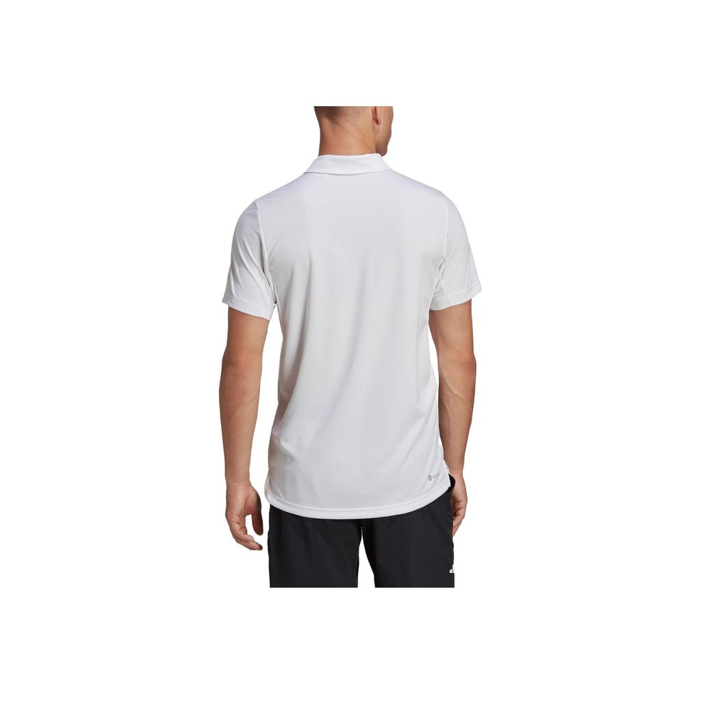 Adidas Спортивная теннисная рубашка-поло с логотипом, мужские топы, белые HT7182