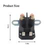 Replace 862-1211-211-16 YINNCKE Starter Solenoid Relay Riding Lawn Mower Starter Solenoid Relay 12V Fits for John Deere Fits for MTD Fits for Cub