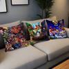 C_CrashS_B- Bandicoot Game Pillowcase Toon Gift Cushion Cover Bedroom Home Sofa Chair Seat Decor Pillow Case