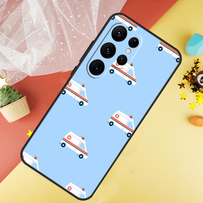 Чехол для телефона EMT EMS Скорая помощь Для Samsung Galaxy S25 Ultra S21 S20 S22 S23 Ultra S9 S10 Plus S24 FE Cover Coque