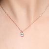 MAISON DE SHE 14K Gold Bling Cubic Zirconia Necklace
